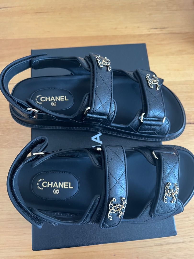 Chanel dad sandals size 40 shop