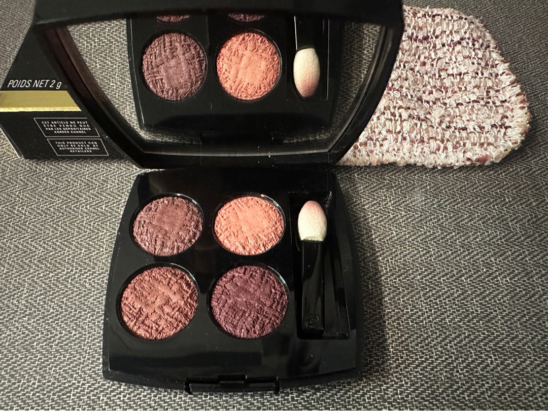 Chanel les 4 ombres tweed 02 tweed pourpre multi effect Quadra eyeshadow,  Beauty & Personal Care, Face, Makeup on Carousell
