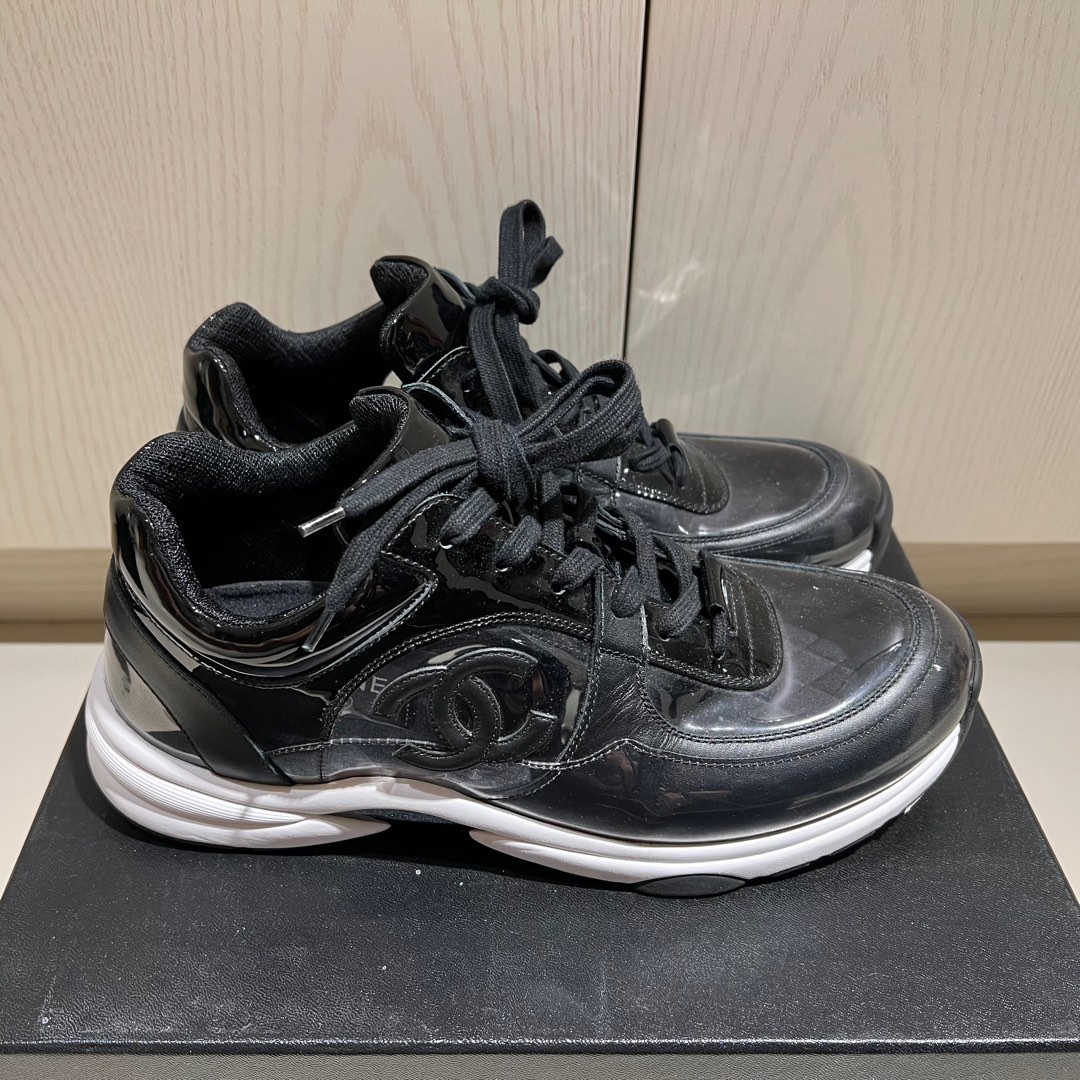 See through chanel sneakers top