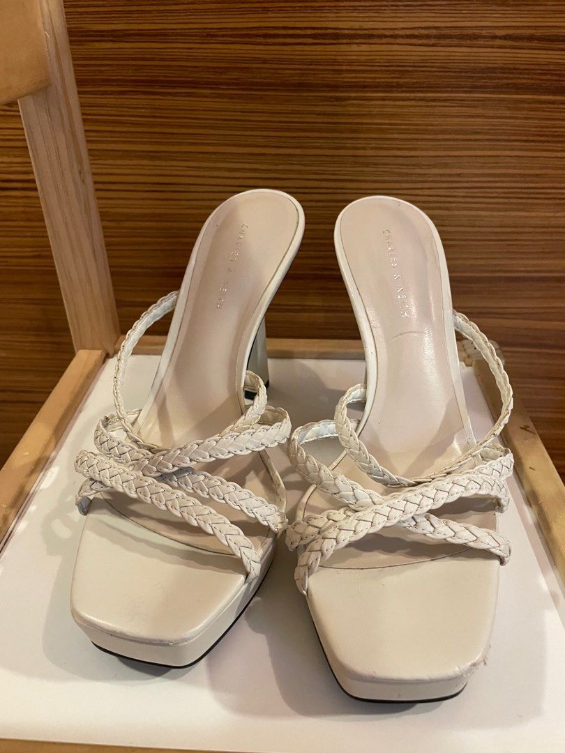 Charles & Keith Heels (Wedding Shoes), Women's Fashion, Footwear, Heels on  Carousell