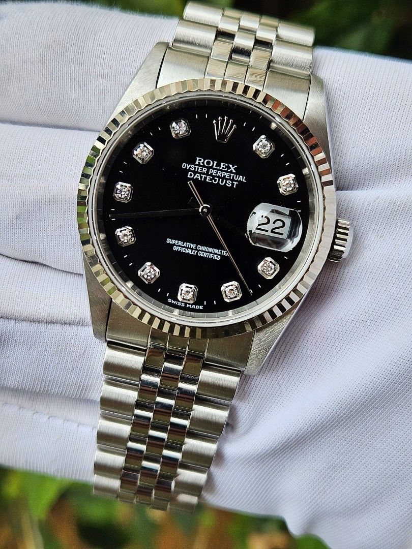 Cheap rolex deals with diamonds