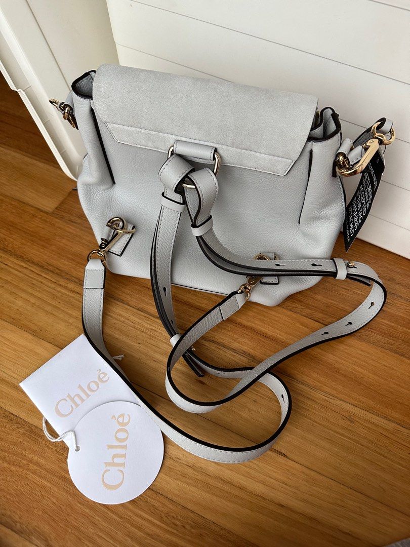 Chole Faye backpack airy grey Women s Fashion Bags Wallets