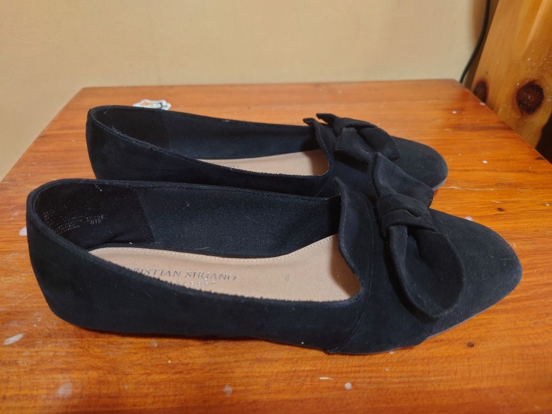 Christian Siriano for Payless black office flat shoes Women s