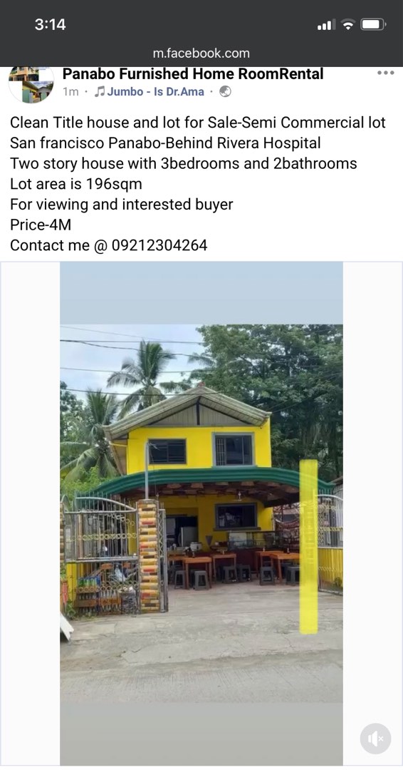 Clean Title house and lot for SalePanabo City, Property, For Sale