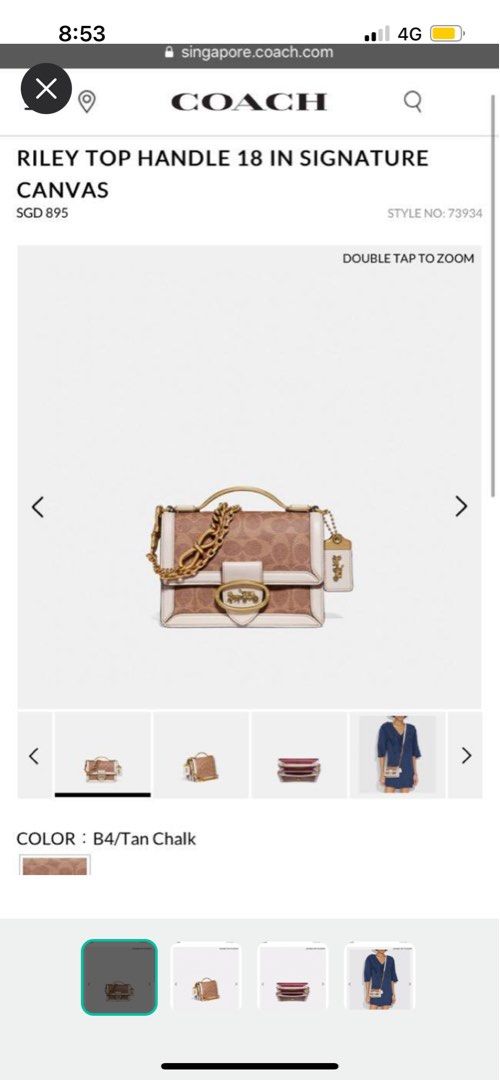 Coach riley signature canvas outlet