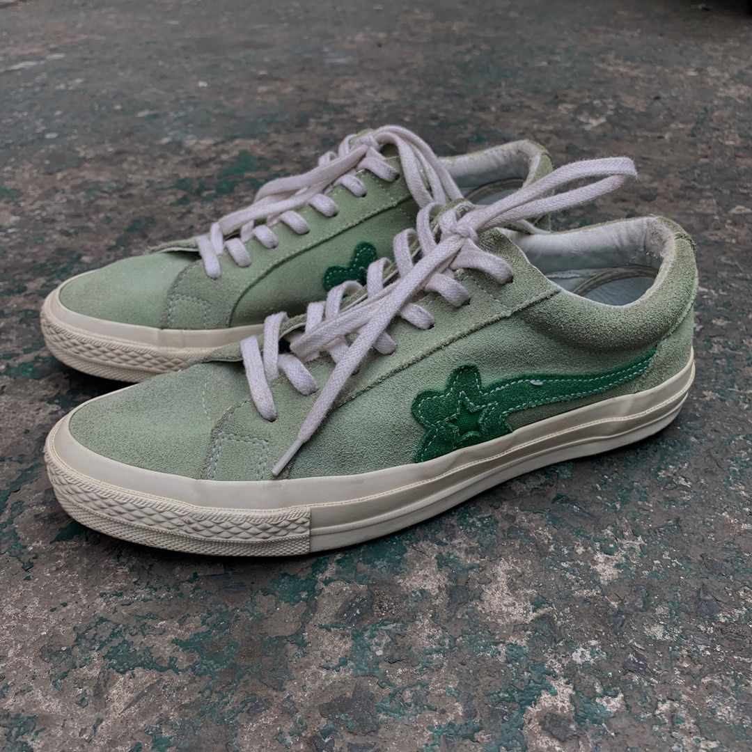 Converse one star ox tyler the creator golf le fleur deals jade lime