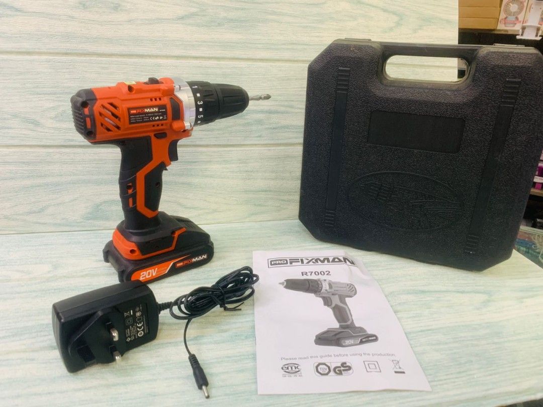 Cordless drill 2025 fixman