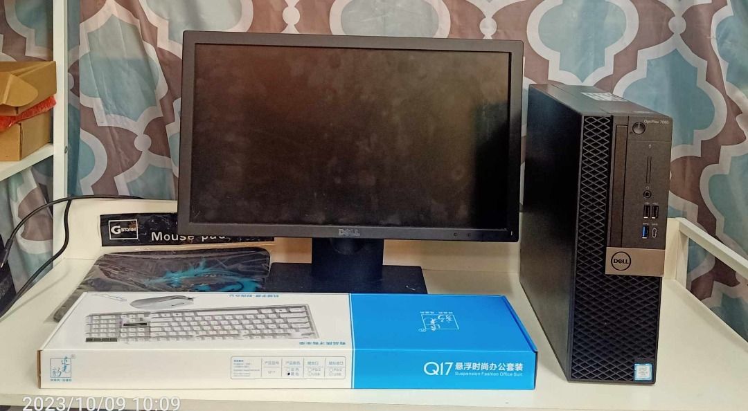 CORE I5 6TH GEN DELL BERMONTHS PROMO (Category: Desktops) located in Quezon City. Submitted by pcwinnerchai (Listing ID 1259453072, Image 2). Description: 📍COMPUTER SET 👉Condition: 2nd Hand 🌻Intel Core i5 8th Gen (Dell Optiplex 7060) 🌻Brand: Dell Optiplex 7060 SFF 🌻8Gb Ram DDR4 🌻256Gb M.2 Storage ✴️19" Inch LED Wide Monitor (Dell Brand) ✴️Keyboad Mouse Q17 or KeyTech (Brand New) 💰Price 13,500 .