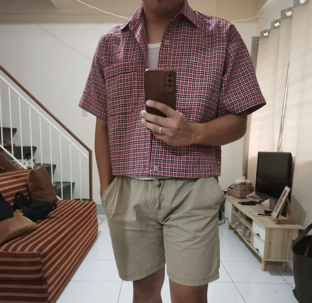 Cropped polo shirt outfit hot sale