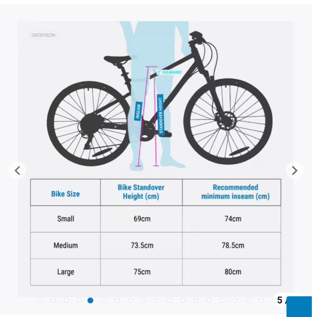 Decathlon 2024 bike sizes
