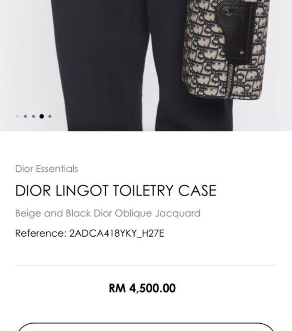Dior Lingot Toiletry Bag