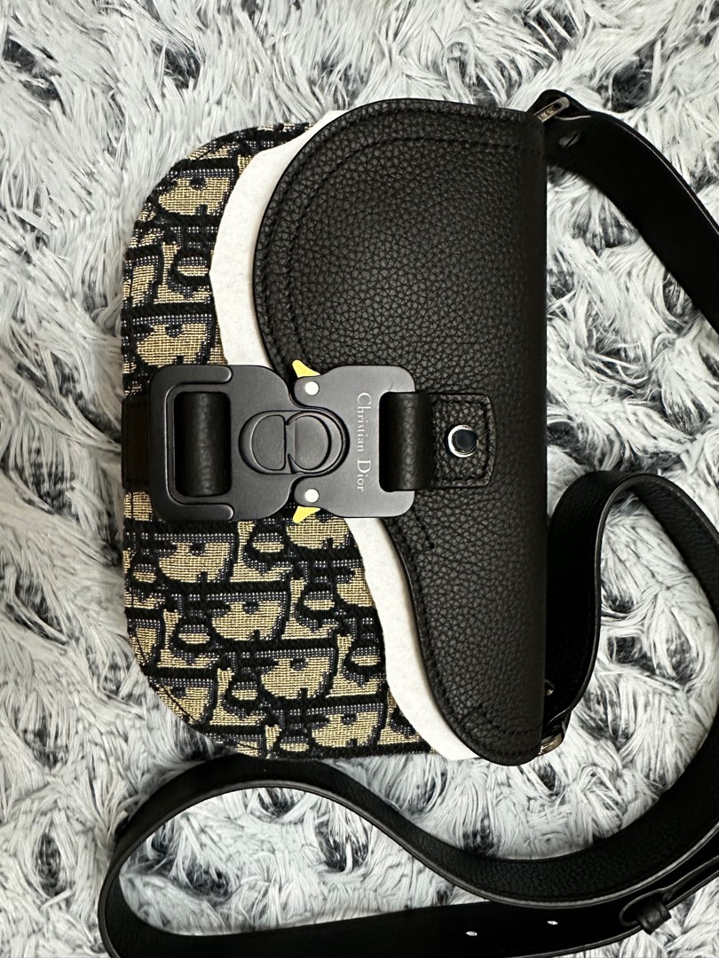Dior saddle bag mini size, 名牌, 手袋及銀包 Carousell