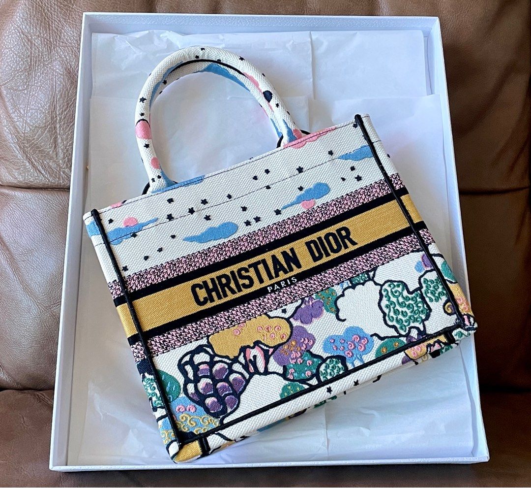 Christian Dior blue tote bag, Luxury, Bags & Wallets on Carousell
