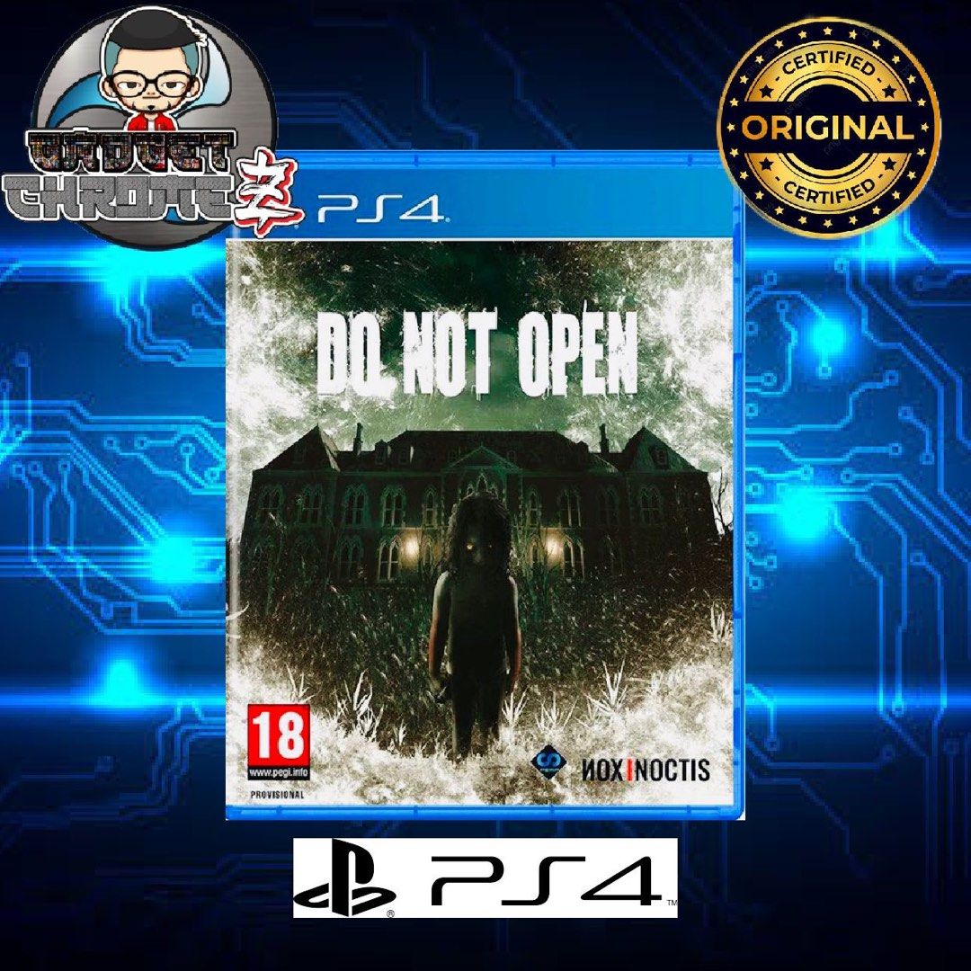 Do Not Open | PS4 Game | BRANDNEW, Video Gaming, Video Games, PlayStation  on Carousell