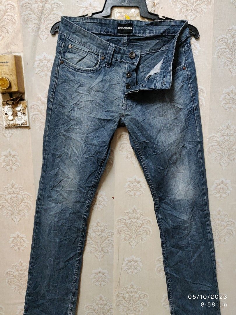 EMPORIO ARMANI JEANS MADE IN ITALY Men s Fashion Bottoms Jeans