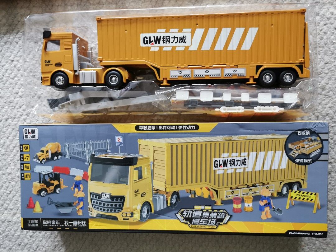 Engineering Transport Vehicle Toy kids toy storage truck car park toy