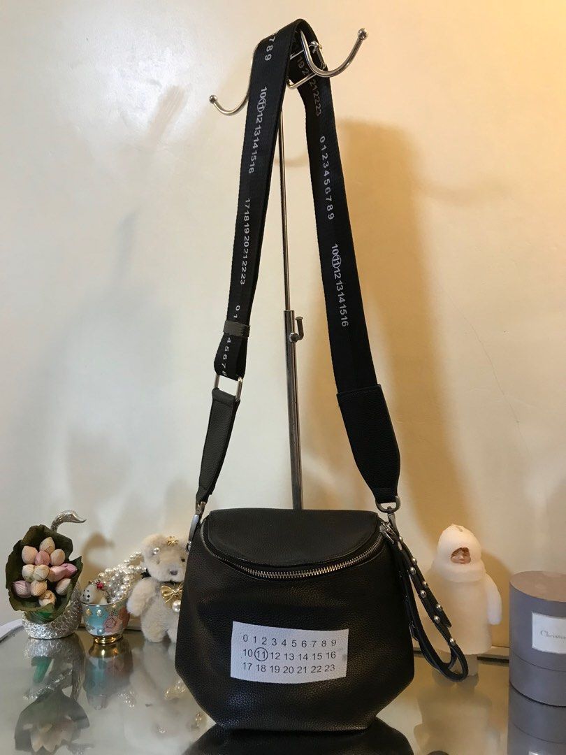Number Logo Leather Crossbody Bag Women s Fashion Bags Wallets Cross body Bags on Carousell