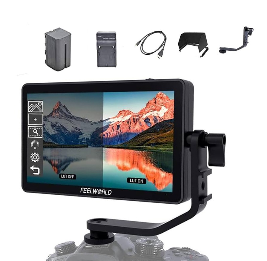 FEELWORLD F6 Plus V2 – 6 Zoll Kameramonitor Mit T Produktbild-Vorschau 6
