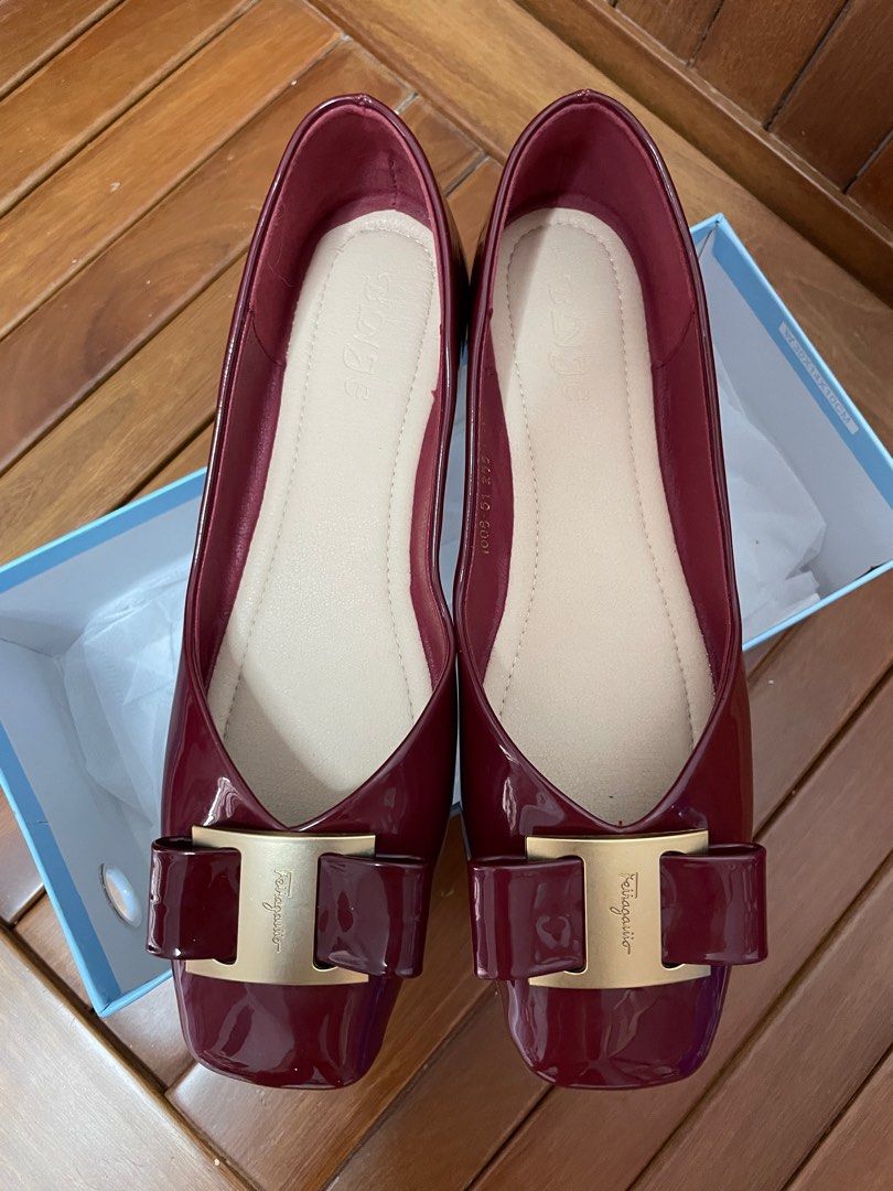 flat shoes Red colour size 41