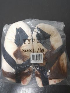 Fluffy slippers