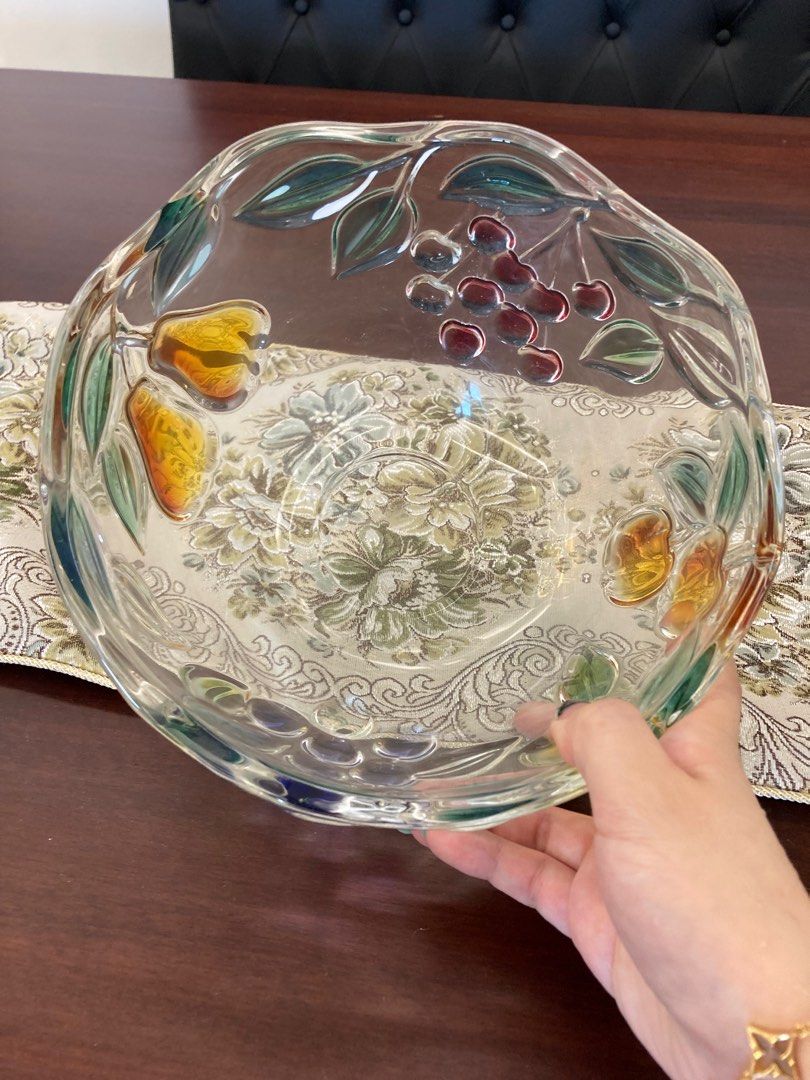 Fruit Glass Container, Furniture & Home Living, Home Decor, Vases