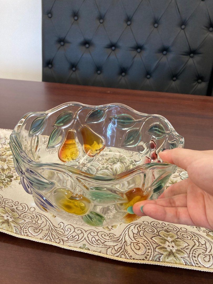 Fruit Glass Container, Furniture & Home Living, Home Decor, Vases