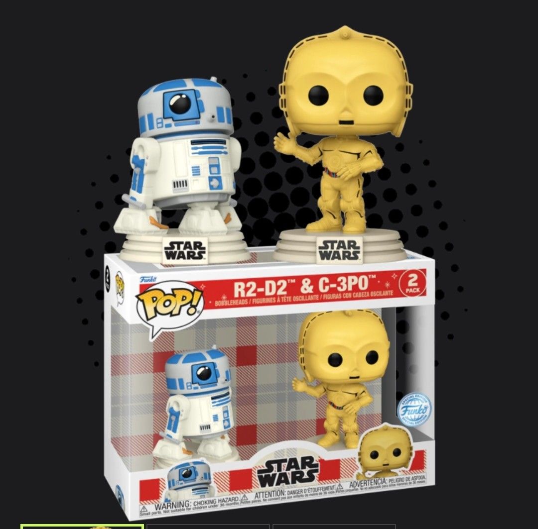 限定】ファンコ ポップ！スター・ウォーズ R2-D2 & C-3PO 2パック SF