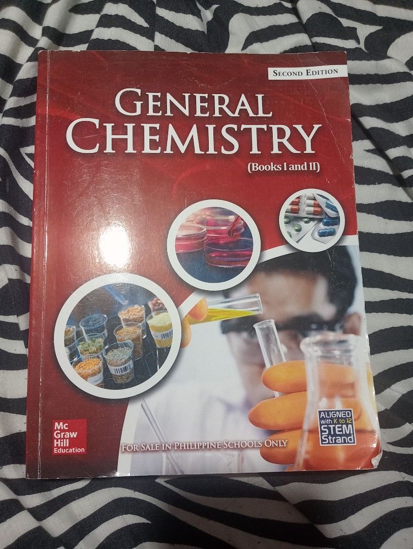 General Chemistry Book (Category: Textbooks) located in Pagsanjan. Submitted by damzon (Listing ID 1259556093, Image 1). Description: Thick General Chemistry Book for Grade 11 students! No major flaws.