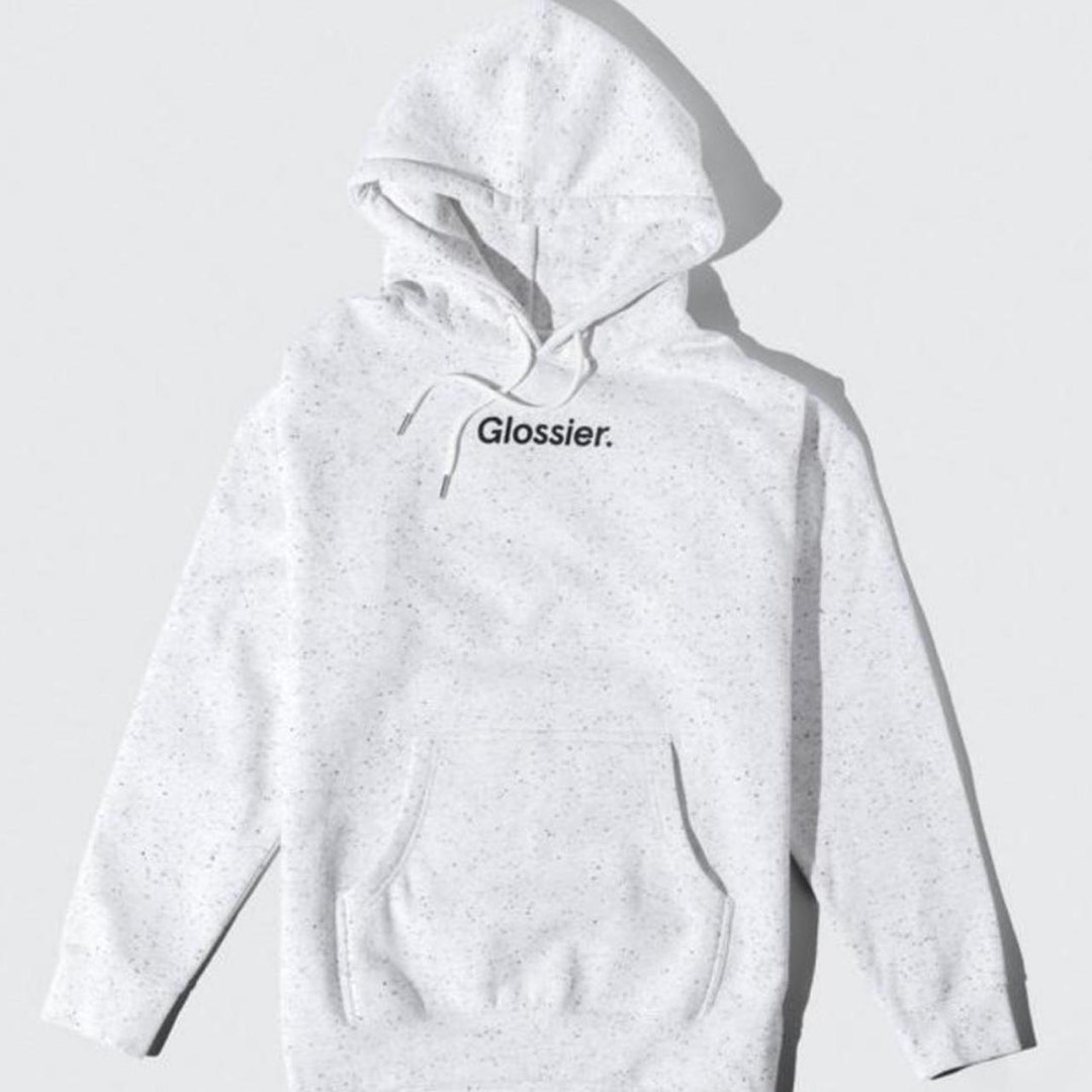 Glossier hoodie top