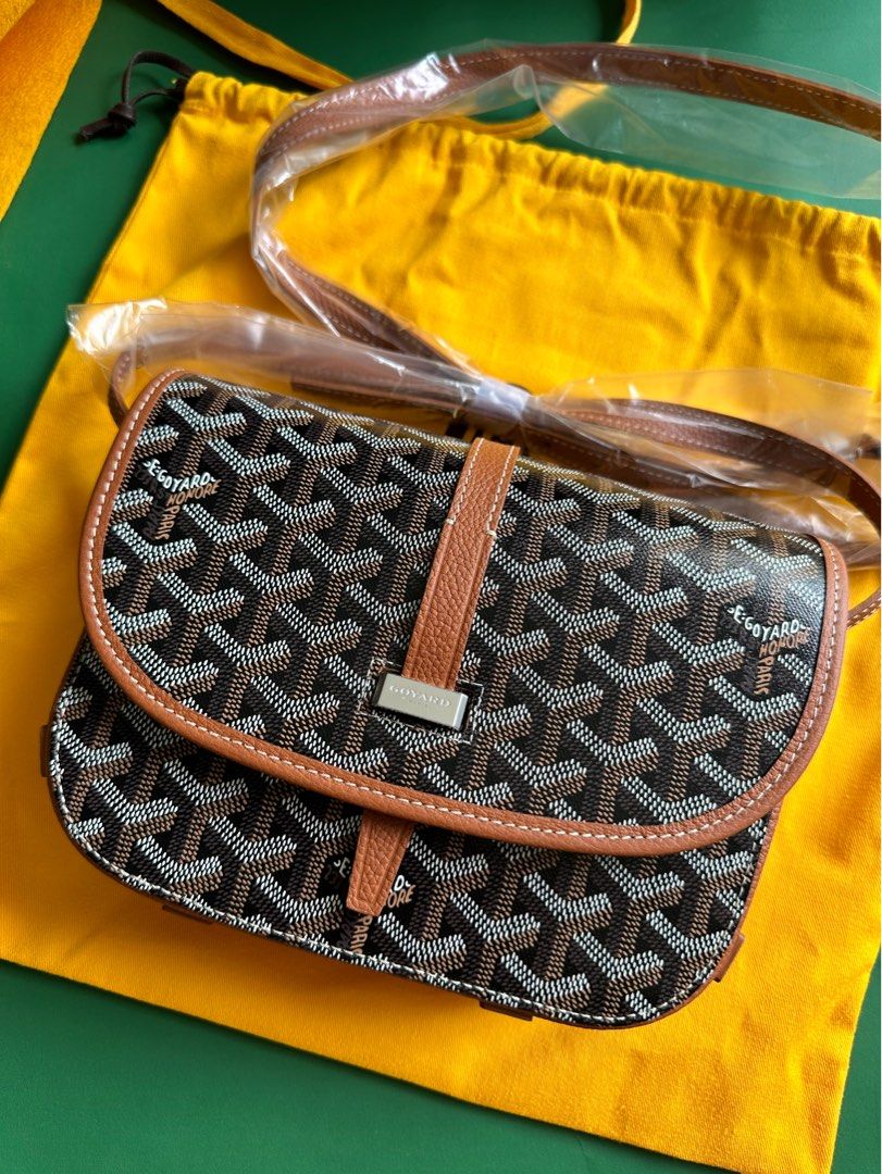 Goyard Goyardine Belvedere PM Messenger Bag (SHF-bfTOOS) – LuxeDH