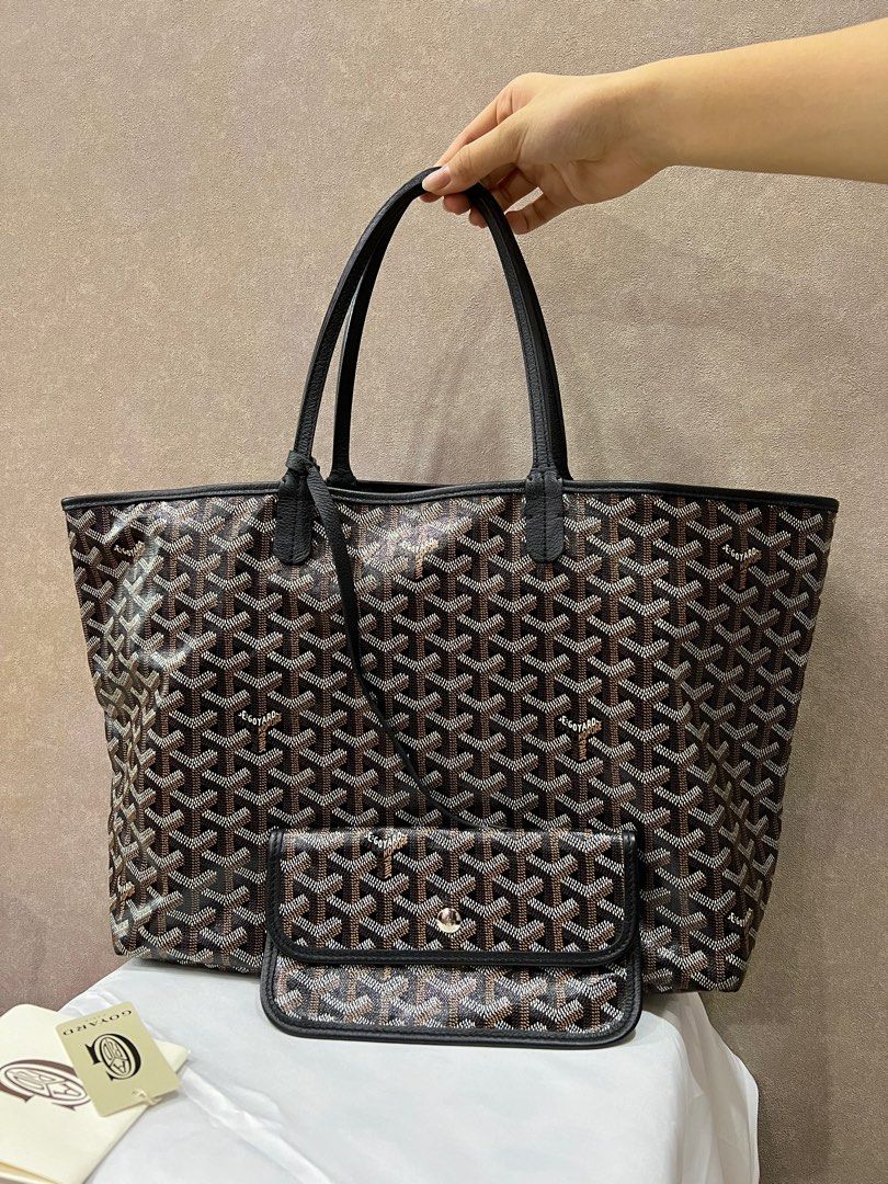 Goyard Anjou Mini Black, Luxury, Bags & Wallets on Carousell