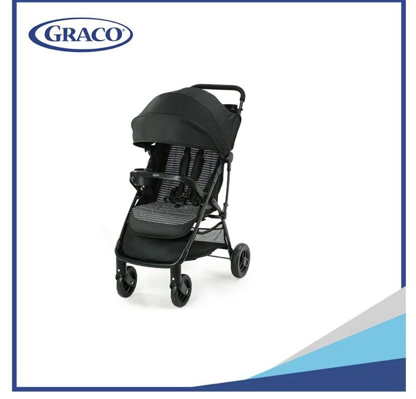 GRACO NIBLELITE STROLLER (Category: Strollers) located in Makati City. Submitted by pastamancer (Listing ID 1259588070, Image 1). Description: ⚡️Almost new bec our then baby does not want it. ⚡️ Used this for less than 5x ever since bought ⚡️ RFS we need a pocket stroller now that our child is bigger ⚡️ As they say, “pwede sa maarte” Description below: The Graco Jetsetter Stroller features an ultra-compact one-hand fold and is compatible to use f