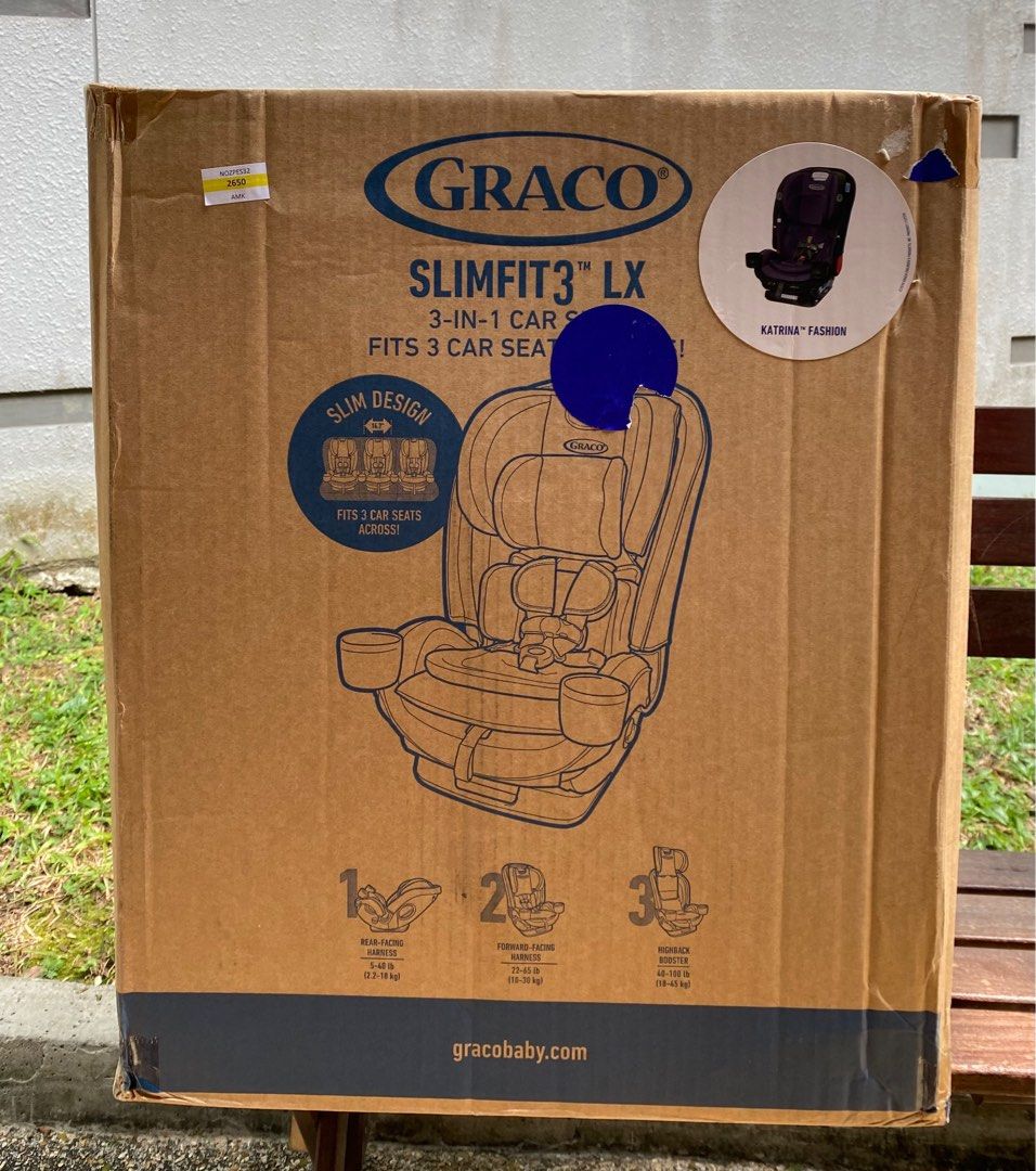 Graco Slimfit 3 3 In 1 Car Seat, Babies & Kids, Baby Nursery & Kids