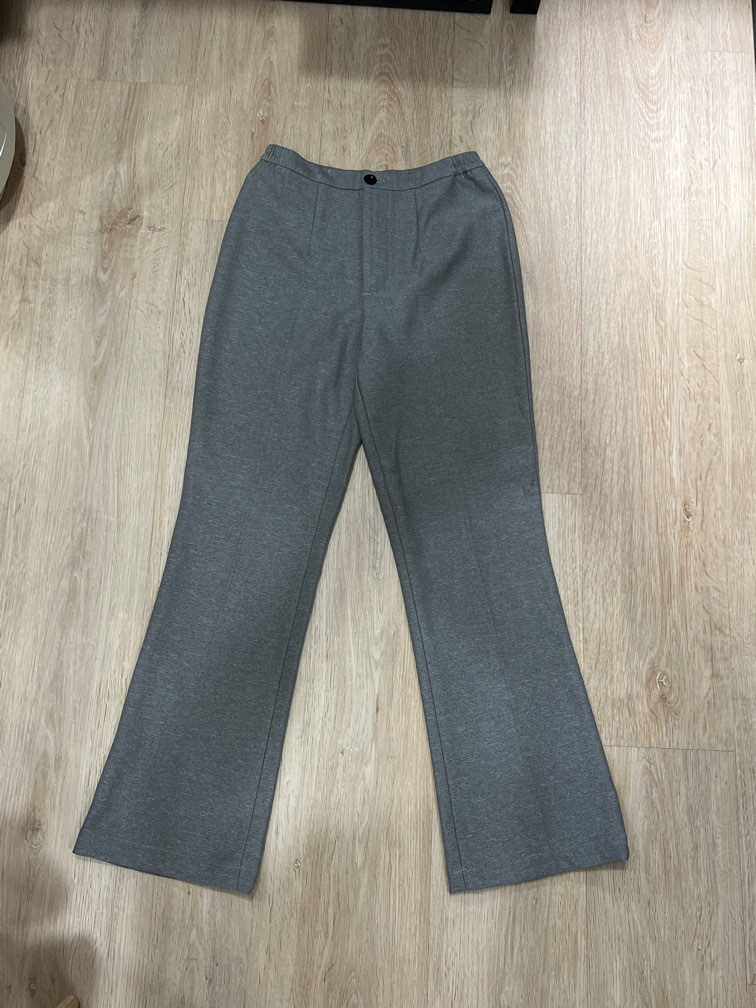 Grey work pants, Women's Fashion, Bottoms, Other Bottoms on Carousell