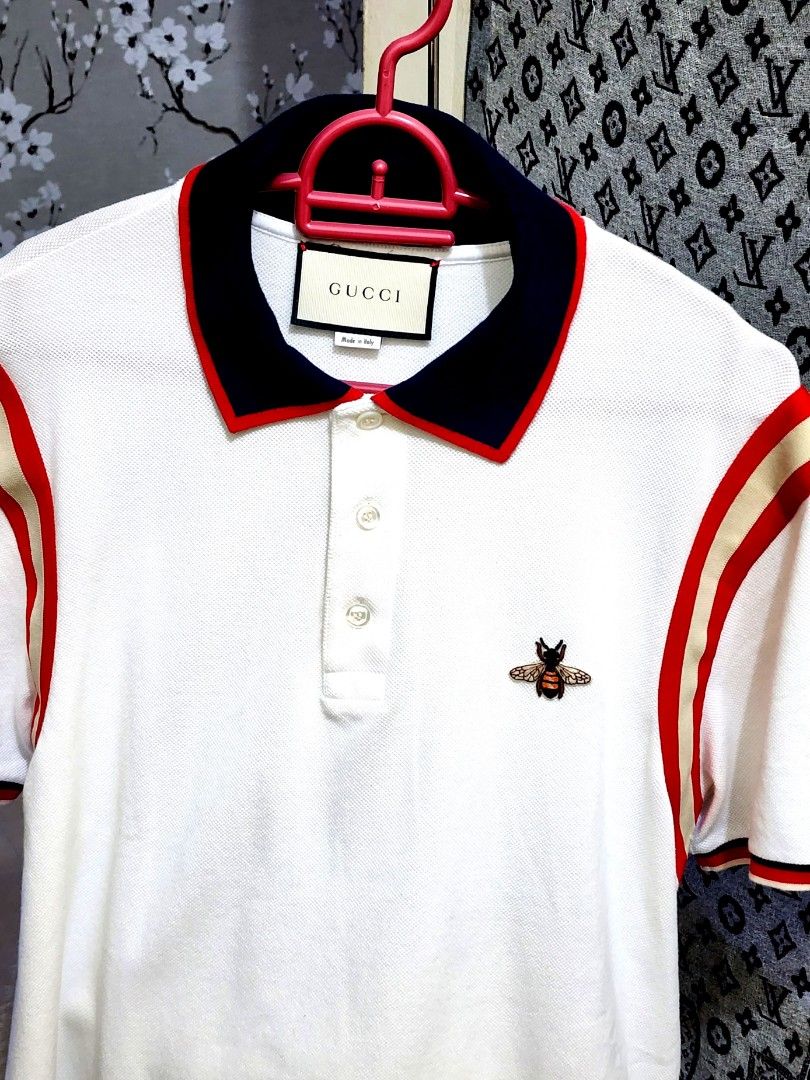 Gucci polo sale shirt bee