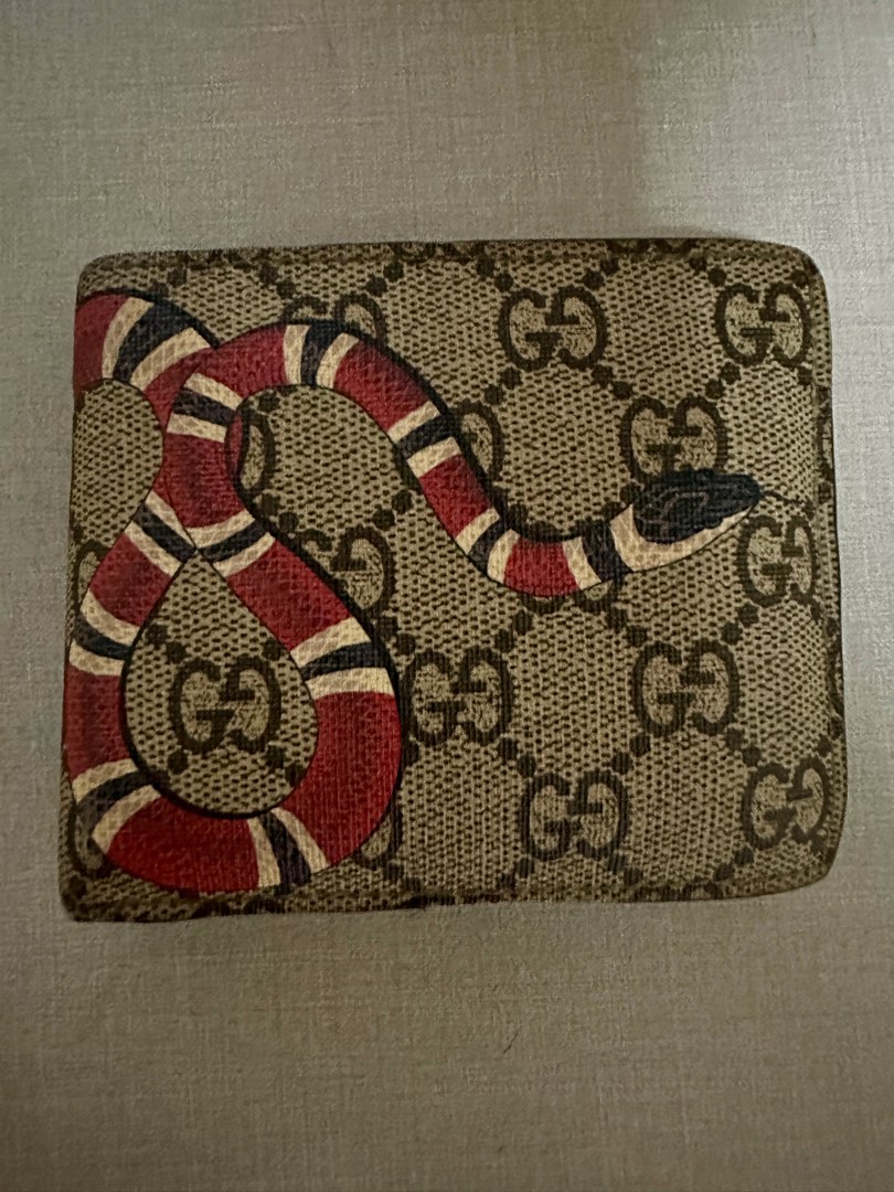 Gucci Snake Wallet, Luxury, Bags & Wallets on Carousell