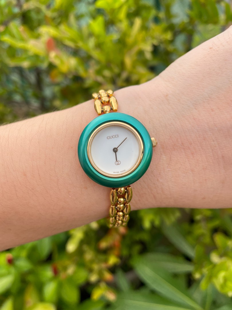 Gucci bezel watch for discount sale