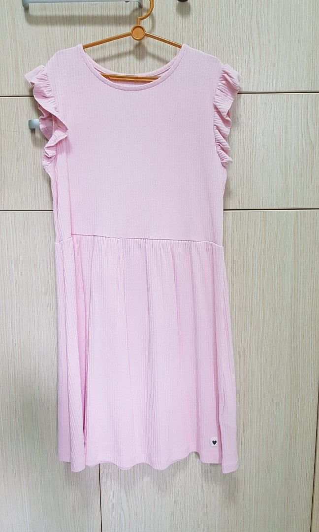 H M Pink Dress Babies Kids Babies Kids Fashion on Carousell