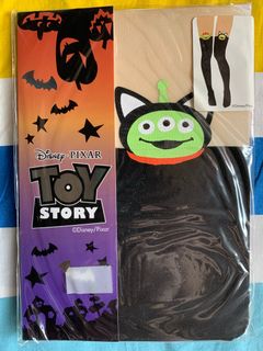 Halloween Disney Toy Story Alliens pumpkin cat萬聖節迪士尼反斗奇兵三眼仔南瓜貓咪造型圖案絲襪64223197651329110