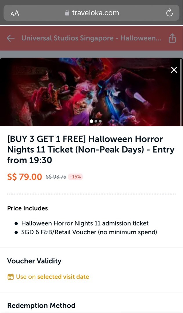 Halloween Horror Night, Tickets & Vouchers, Event Tickets on Carousell
