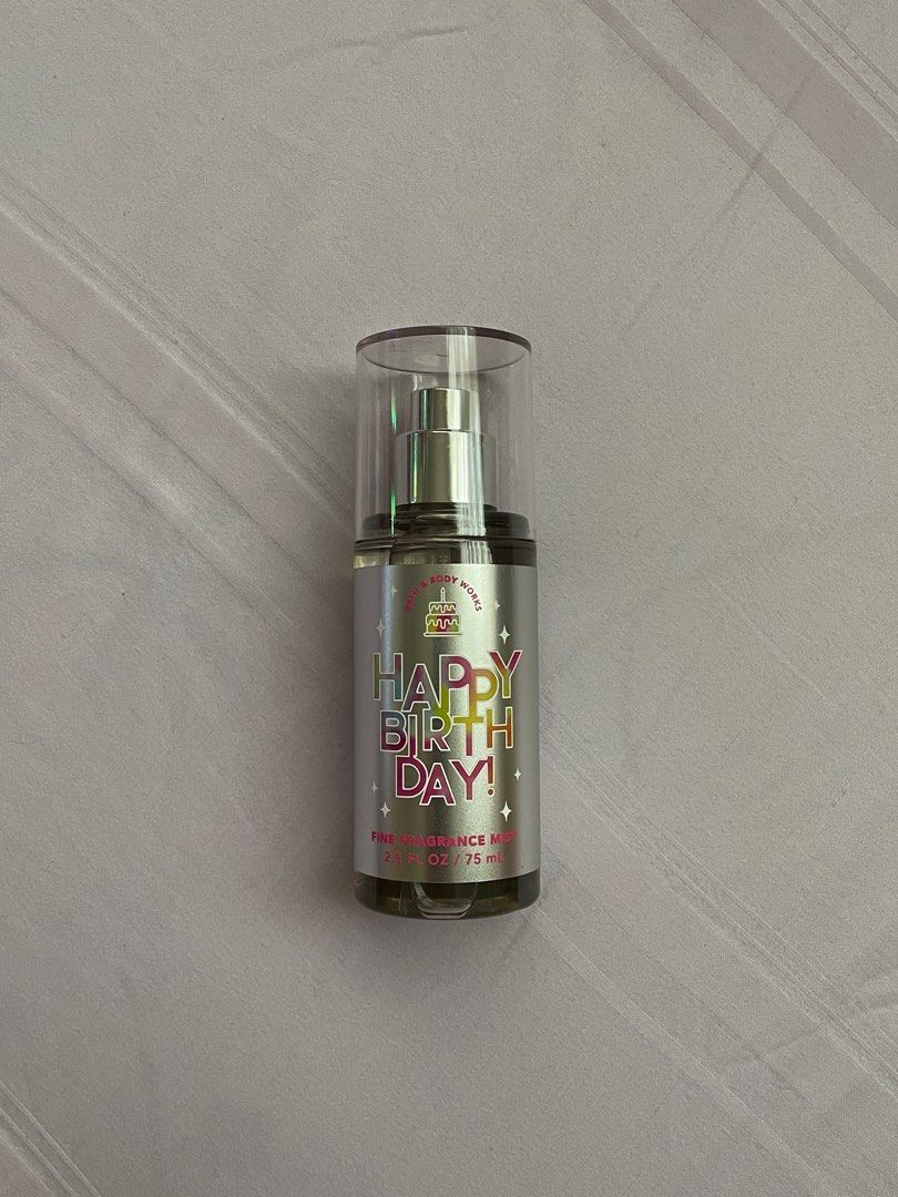 happy birthday travel size mist bath and body works, Beauty & Personal ...