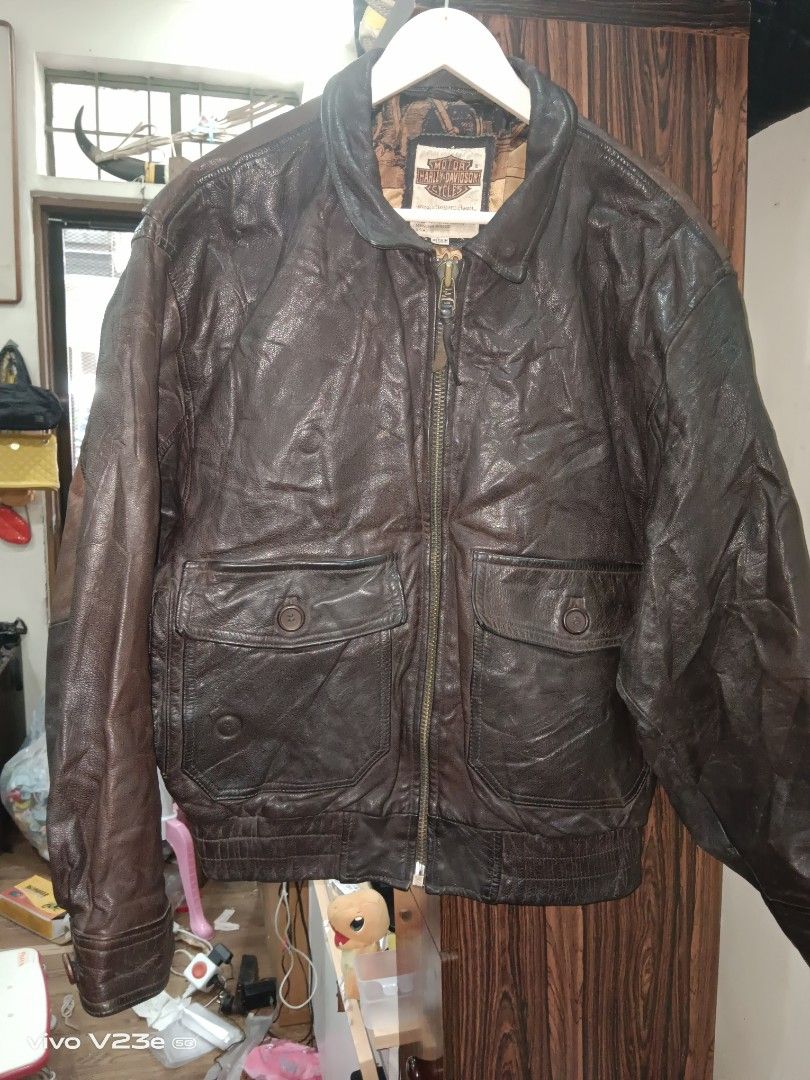 Harley davidson 1903 leather jacket top