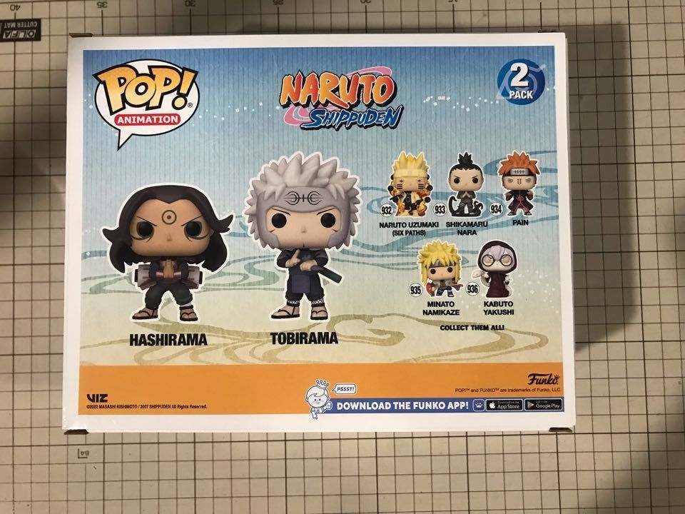 Naruto Shippuden POP! Animation Vinyl Figures 2-Pack Hashirama & Tobirama 9  cm