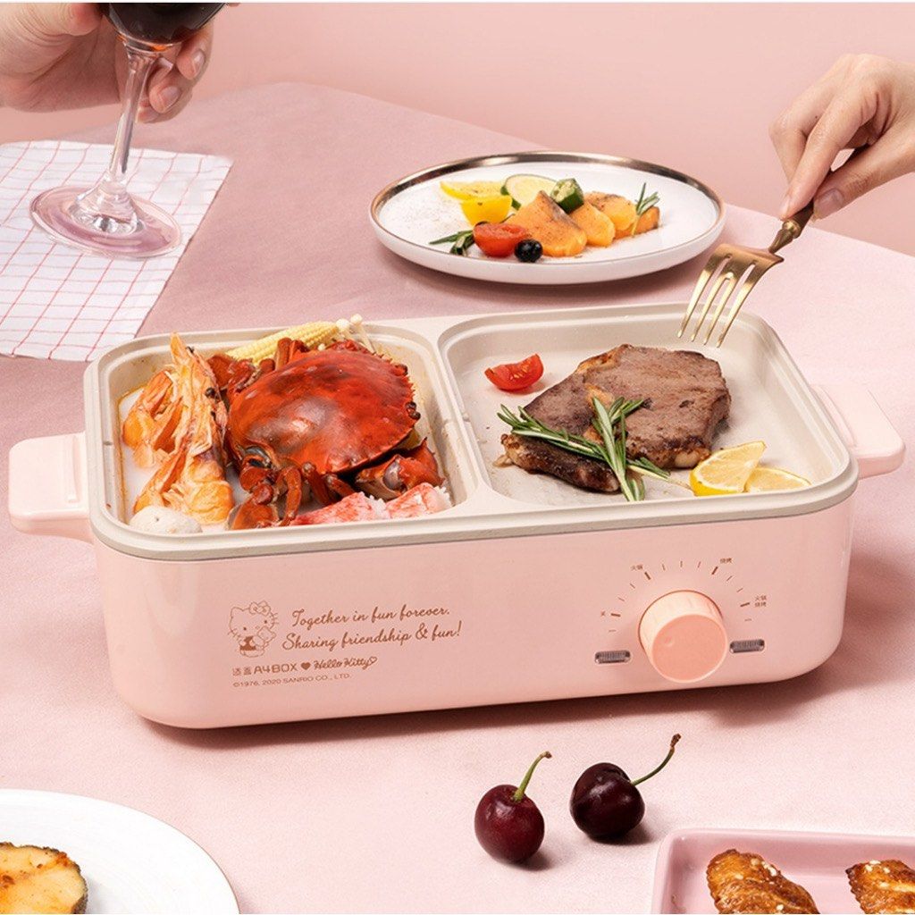 Hello Kitty Rills Hello kitty mini hotpot, TV & Home Appliances, Kitchen Appliances, BBQ ...