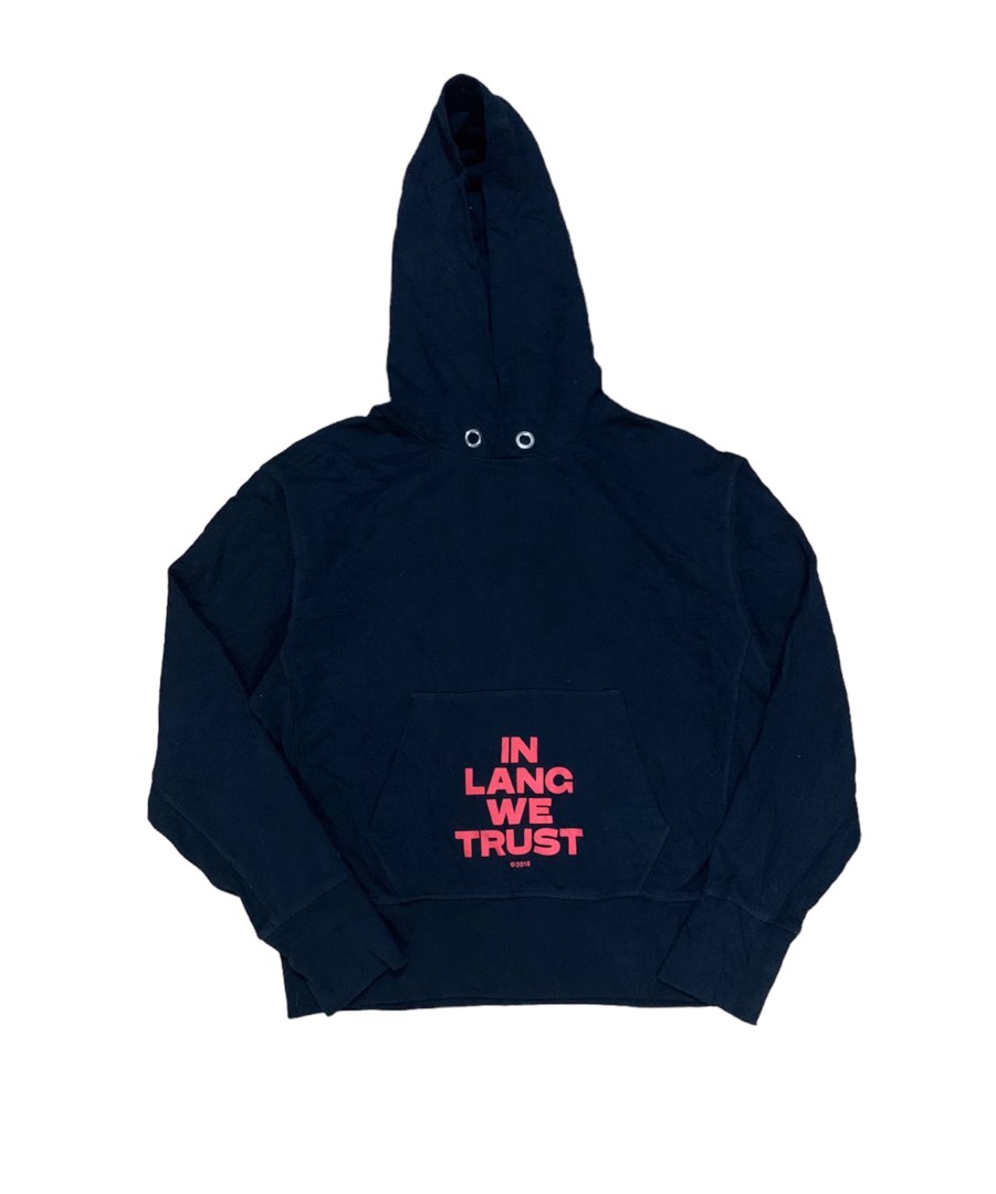 Helmut lang in lang we trust hoodie online