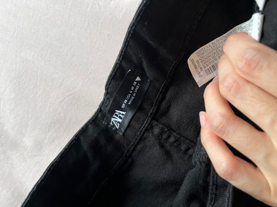 High waisted Zara Culotte jeans, Women's Fashion, Bottoms, Jeans