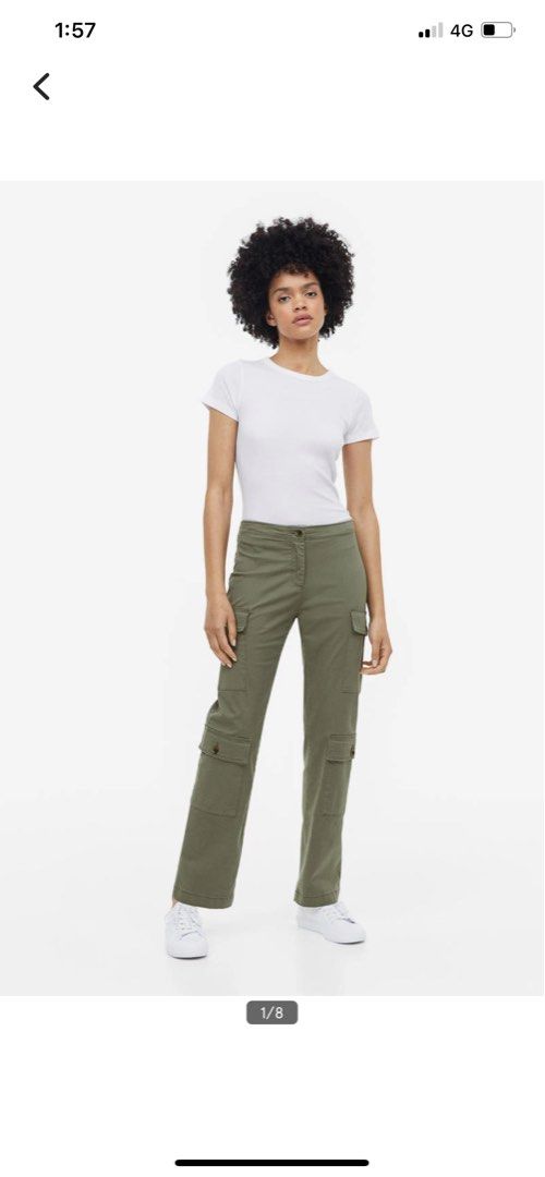Womens cargo pants h&m online