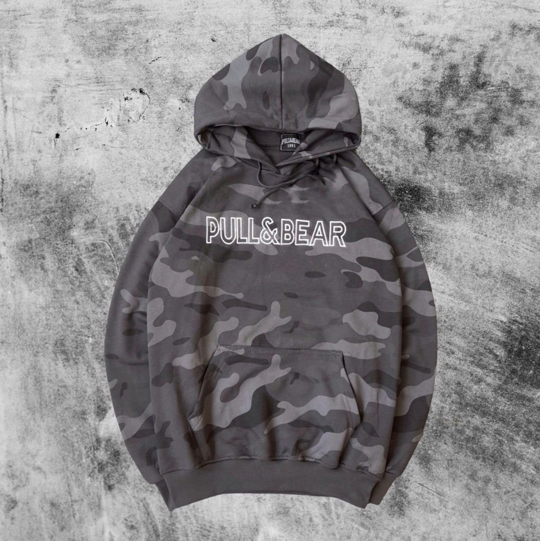 Harga hoodie pull and bear camo discount