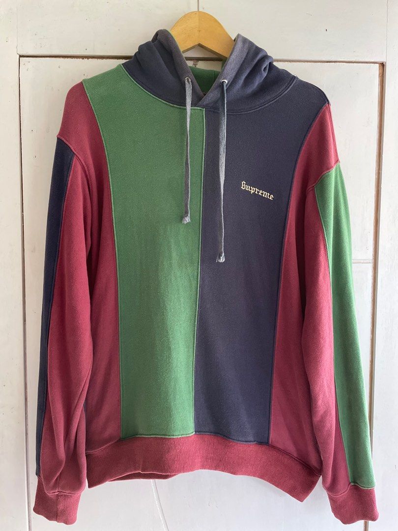 Supreme tricolor hoodie cheap