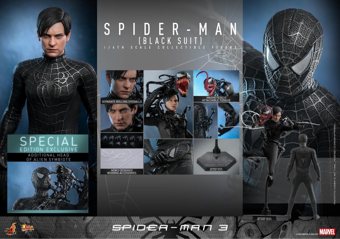 售Hot Toys Hottoys首日訂單Spider Man w/Bonus Part, 興趣及遊戲